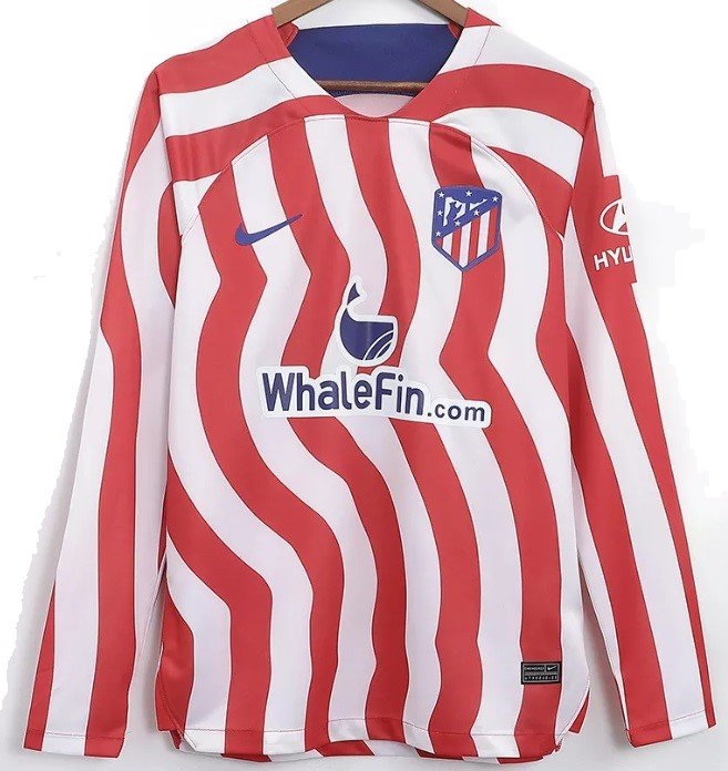 Camisa I Atlético de Madrid 2022 2023 Home manga comprida